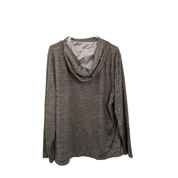 Nike Men's Hoodie Sweatshirt Pullover Size 2XL Heather Gray Cowl Neck. - Picture 2 of 6